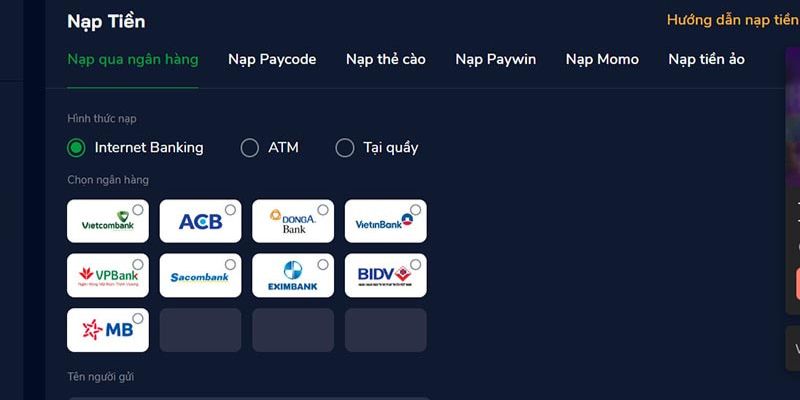 Các bước nạp tiền 9bet chính xác trong 5 phút